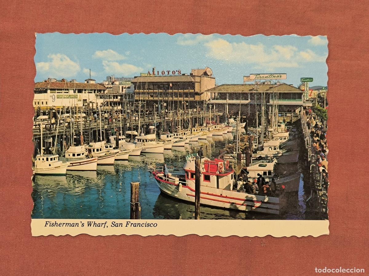 Timbres: Postal Antigua Fishermans Wharf San Francisco Circulada Coleccionismo