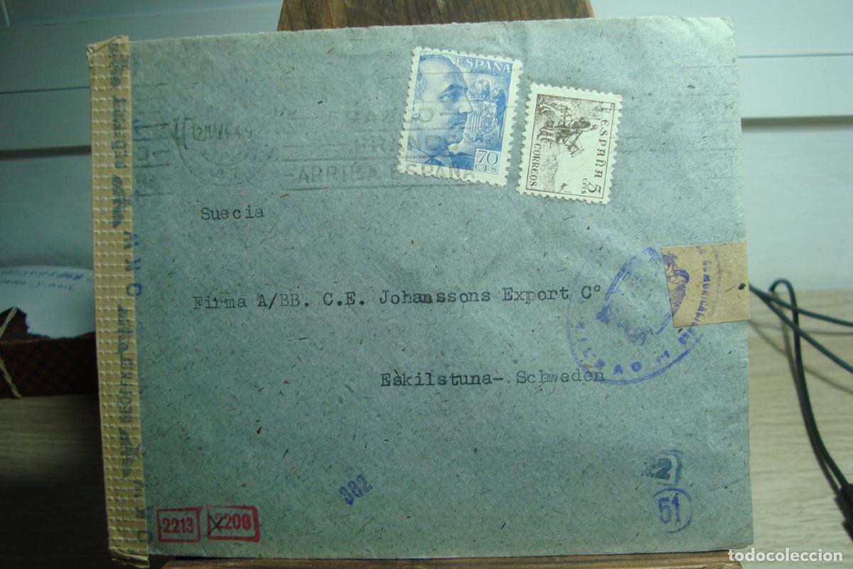 Selos: ANTIGUO SOBRE JORGE NOLTE. BILBAO A&Ntilde;OS 40.