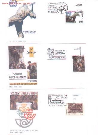Sellos: 29-3. Sobres Primer D&iacute;a Espa&ntilde;a 1994 - Foto 1