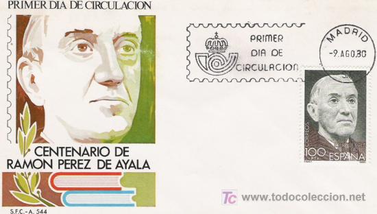 Sellos: SERIE DE ESPA&Ntilde;A EN SOBRE PRIMER DIA - Foto 1