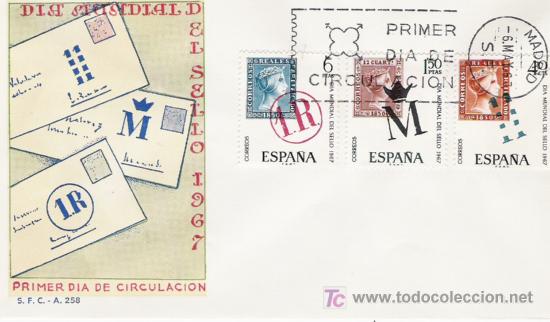 Sellos: SERIE DE ESPA&Ntilde;A EN SOBRE PRIMER DIA - Foto 1