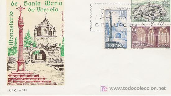 Sellos: SERIE DE ESPA&Ntilde;A EN SOBRE PRIMER DIA - Foto 1