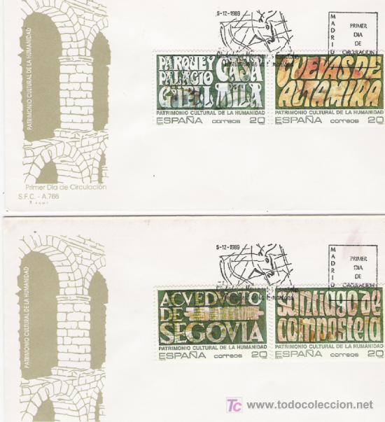 Sellos: SERIE DE ESPA&Ntilde;A EN SOBRE PRIMER DIA - Foto 1