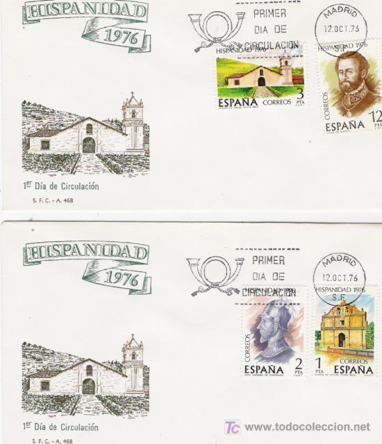 Sellos: SERIE DE ESPA&Ntilde;A EN SOBRE PRIMER DIA - Foto 1