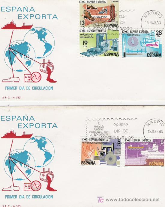 Sellos: SERIE DE ESPA&Ntilde;A EN SOBRE PRIMER DIA - Foto 1