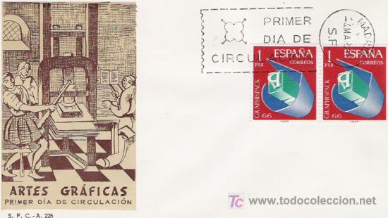 Sellos: SERIE DE ESPA&Ntilde;A EN SOBRE PRIMER DIA - Foto 1