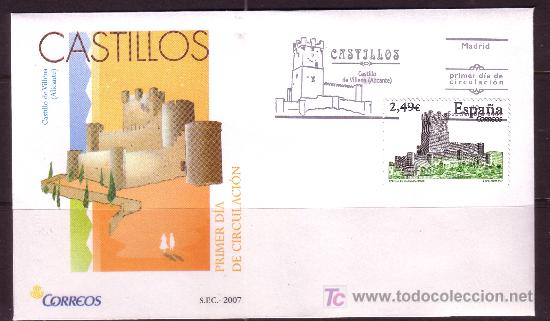 Sellos: ESPA&Ntilde;A SPD 4349/50 - A&Ntilde;O 2007 - CASTILLOS - Foto 1