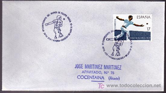 Sellos: 1986 - Vitoria - Sobre con Matasellos Especial - Foto 1