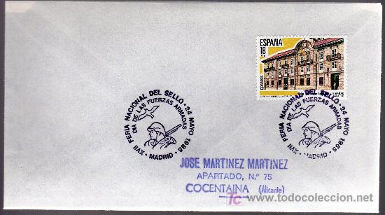 Sellos: 1985 - Madrid - Sobre con Matasellos Especial - Foto 1