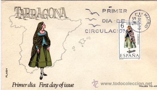 Sellos: SOBRE PRIMER DIA DE CIRCULACION,TARRAGONA - Foto 1