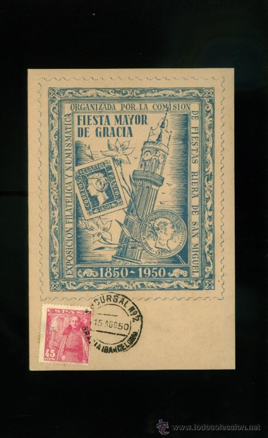 Sellos: fiesta mayor de gracia 1850 -1950 - Foto 1