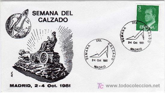 Sellos: MATASELLO SEMANA DEL CALZADO - MADRID 2-4.OCT.1981 - Foto 1