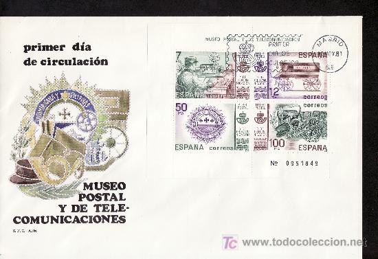 Sellos: espa&ntilde;a 2641 primer dia, museo postal - Foto 1