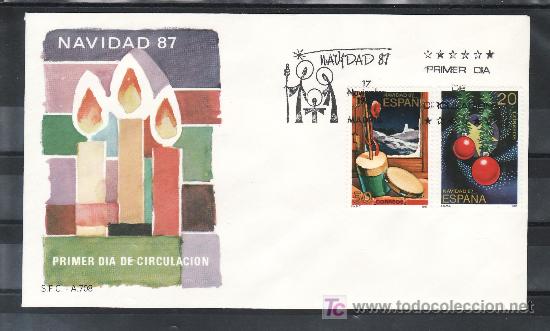 Sellos: espa&ntilde;a 2925/6 primer dia, navidad, - Foto 1