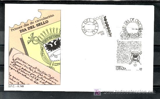 Sellos: espa&ntilde;a 2999 primer dia, dia del sello, - Foto 1