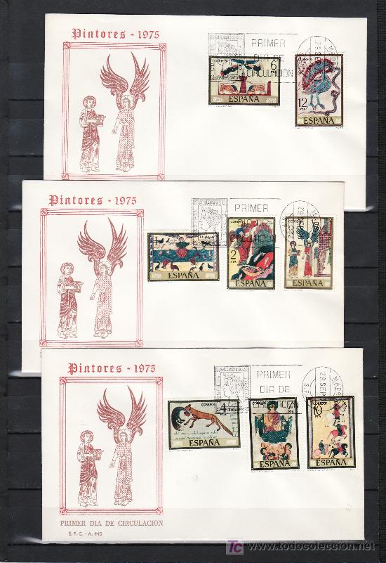 Sellos: espa&ntilde;a 2284/91 primer dia, pintura, codices, - Foto 1