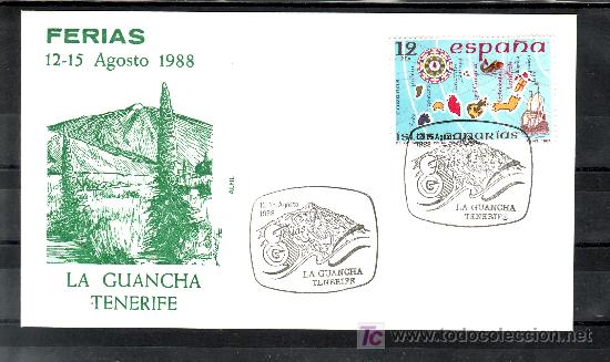 Briefmarken: 1988 la guancha (tenerife) 12-15/8 alfil, ferias