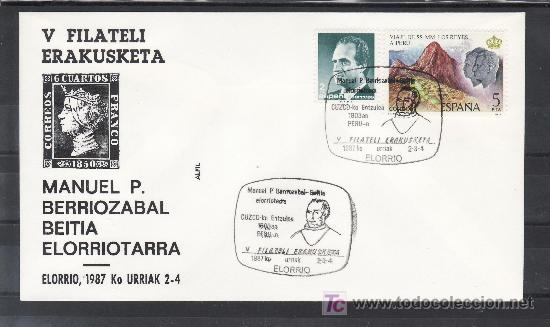 Francobolli: 1987 elorrio  2-4/10 alfil, v exp. fil. manuel p. berriozabal-beitia