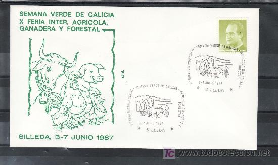 Stamps: 1987 silleda 3-7/6 alfil, x feria internacional semana verde galicia, agricola, ganadera y forestal