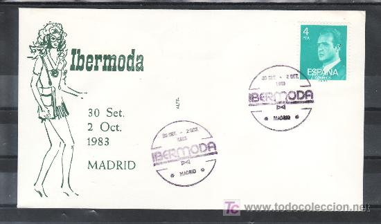Sellos: 1983 madrid 30/9-2/10 alfil, ibermoda - Foto 1