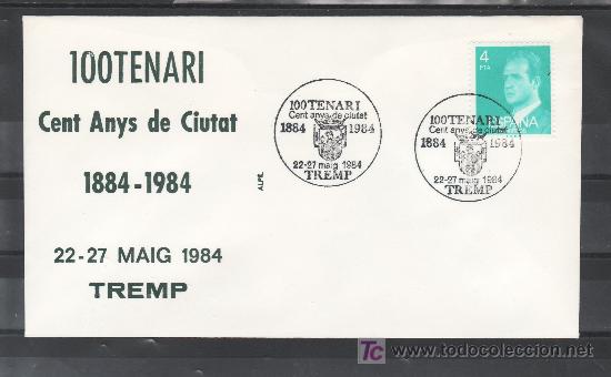 Sellos: 1984 tremp 22-27/5 alfil, centenario de la ciudad
