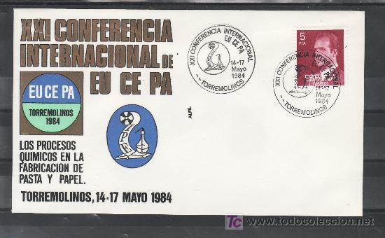 Sellos: 1984 torremolinos 14-17/5 alfil, quimica, xxi conferencia internacional eu ce pa