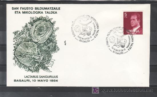 Sellos: 1984 basauri 10/5 alfil, setas, micologia, - Foto 1