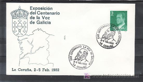 Briefmarken: 1982 la coru&ntilde;a  2-5/2 alfil, exposicion centenario la voz de galicia