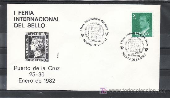 Stamps: 1982 puerto de la cruz 25-30/1 alfil, i feria internacional del sello,
