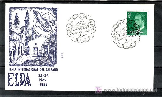 Sellos: 1982 elda 24/11 alfil, feria internacional del calzado - Foto 1