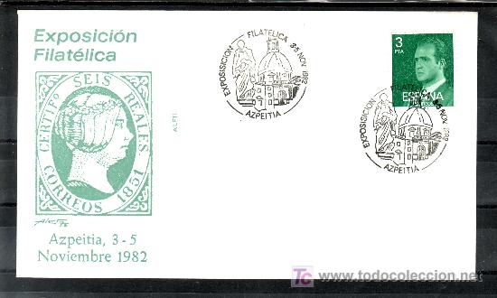 Stamps: 1982 azpeitia  3-5/11 alfil, religion, exposicion filatelica