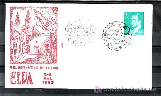 Sellos: 1983 elda  7/9 alfil, feria internacional del calzado - Foto 1