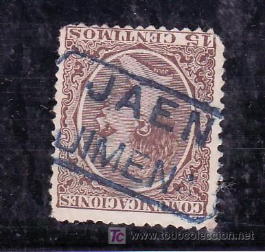 Timbres: .matasello carteria grupo ii en azul jimena (jaen), espa&ntilde;a 219