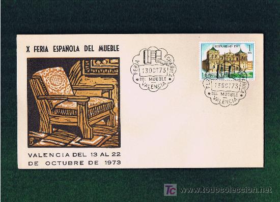 Sellos: X Feria del mueble Valencia 1973 SPD - Foto 1