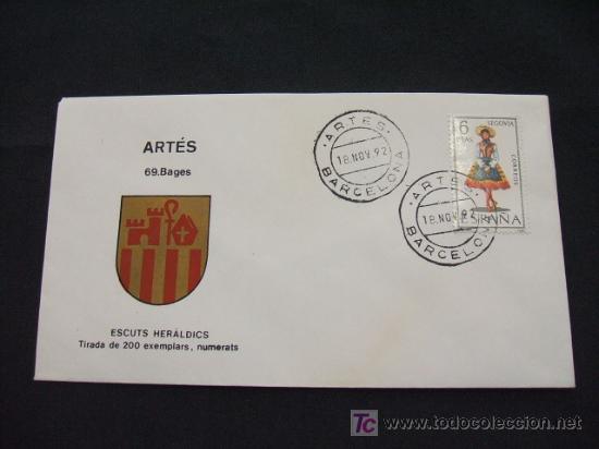 Sellos: ESCUTS HERALDICS - ART&Eacute;S  - BAGES  - - Foto 1