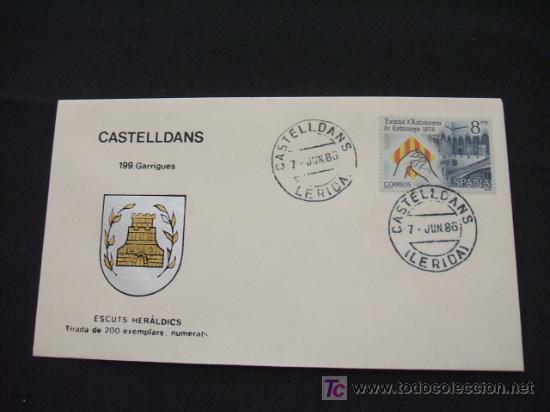 Sellos: ESCUTS HERALDICS - CASTELLDANS - GARRIGUES - - Foto 1