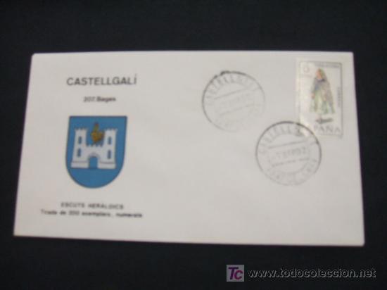 Sellos: ESCUTS HERALDICS - CASTELLGAL&Iacute; - BAGES - - Foto 1