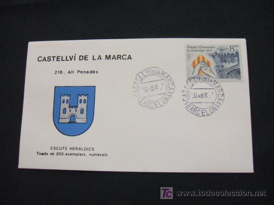Sellos: ESCUTS HERALDICS - CASTELLV&Iacute; DE LA MARCA - ALT PENED&Egrave;S - - Foto 1