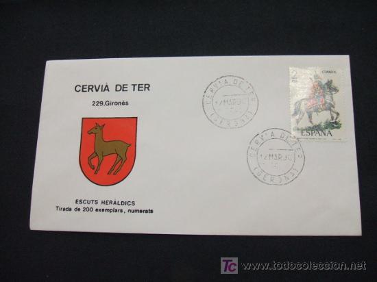 Sellos: ESCUTS HERALDICS - CERVI&Agrave; DE TER - GIRON&Egrave;S - - Foto 1