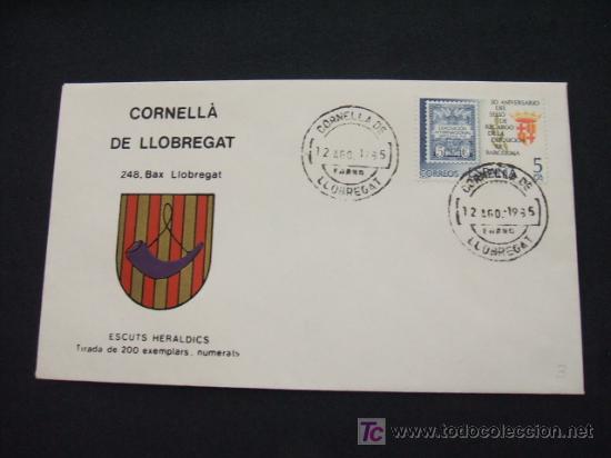 Sellos: ESCUTS HERALDICS - CORNELL&Agrave; DE LLOBREGAT - BAIX LLOBREGAT  - - Foto 1