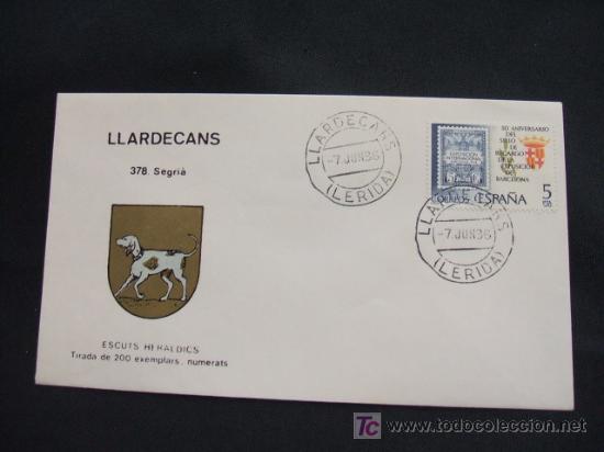 Sellos: ESCUTS HERALDICS - LLARDECANS - SEGRI&Agrave; - - Foto 1
