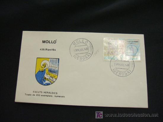 Sellos: ESCUTS HERALDICS - MOLL&Oacute; - RIPOLL&Egrave;S - - Foto 1