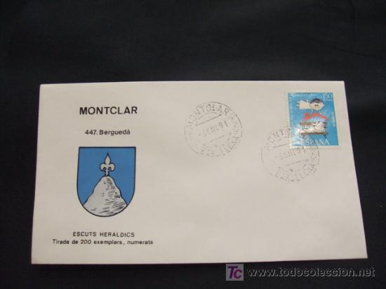 Sellos: ESCUTS HERALDICS - MONTCLAR - BERGUED&Agrave; - - Foto 1