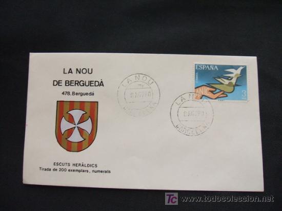 Sellos: ESCUTS HERALDICS - LA NOU DE BERGUED&Agrave; - BERGUED&Agrave; - - Foto 1