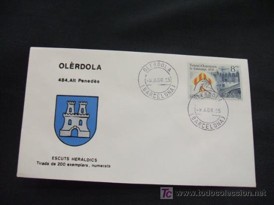 Sellos: ESCUTS HERALDICS - OL&Egrave;RDOLA - ALT PENED&Egrave;S - - Foto 1