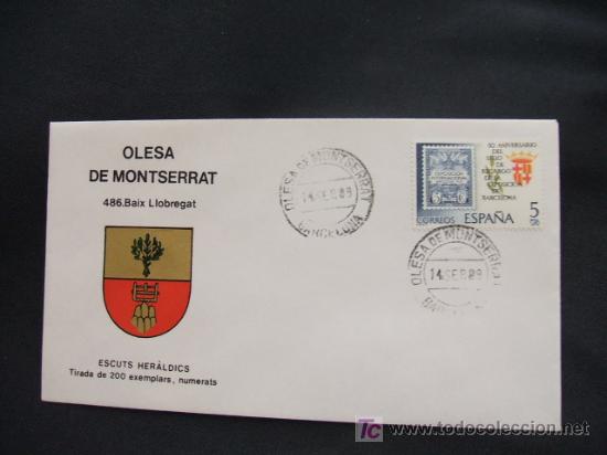 Sellos: ESCUTS HERALDICS - OLESA DE MONTSERRAT - BAIX LLOBREGAT - - Foto 1