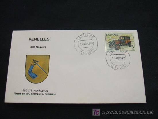 Sellos: ESCUTS HERALDICS - PENELLES - NOGUERA - - Foto 1