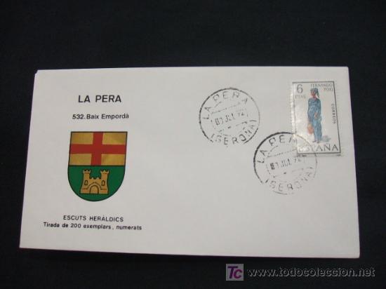 Sellos: ESCUTS HERALDICS - LA PERA - BAIX EMPORD&Agrave; - - Foto 1