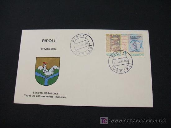 Sellos: ESCUTS HERALDICS - RIPOLL - RIPOLL&Egrave;S - - Foto 1