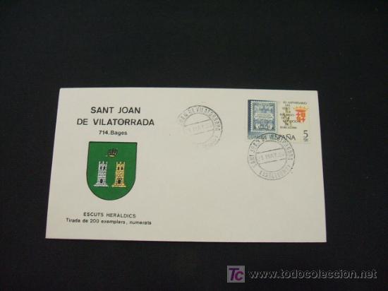 Sellos: ESCUTS HERALDICS - SANT JOAN DE VILATORRADA - BAGES - - Foto 1